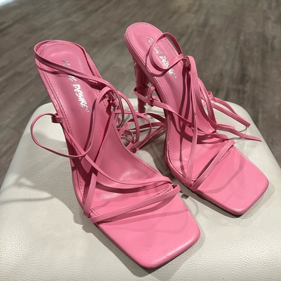 LAST PRICE🍒🤍PUBLIC DESIRE  pink heels ✨ - Picture 3 of 7